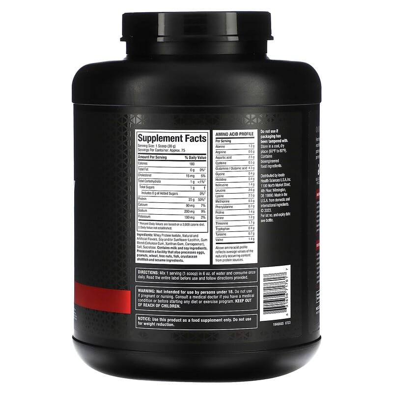 ISO WHEY 100% ISOLATE PROTEIN | 5LB | MUSCLETECH