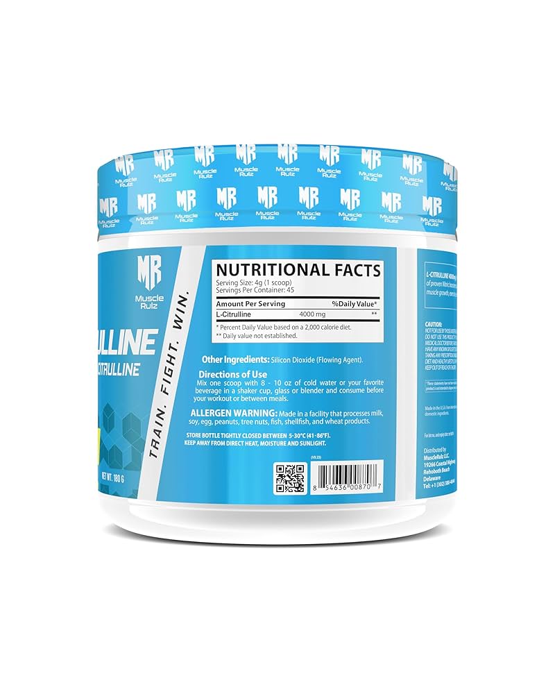 L-CITRULLINE | 4000MG | MUSCLE RULZ