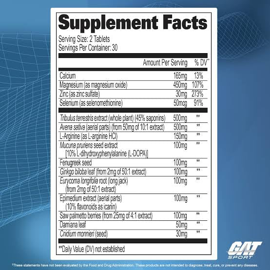 TESTROL ORIGINAL | 60 TABLETS |GAT SPORT