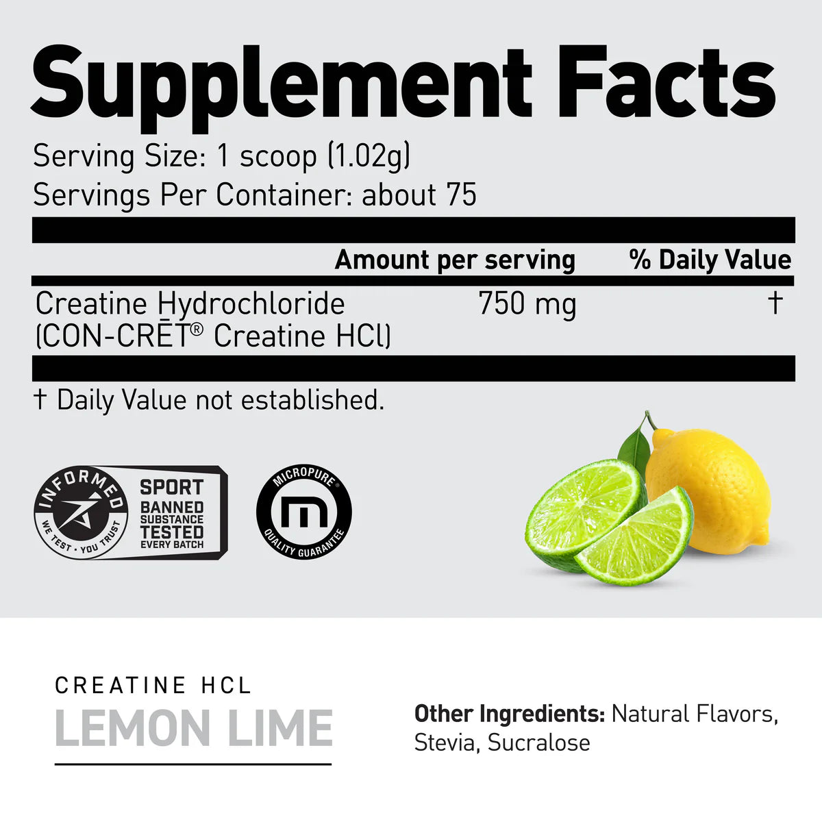 CREATINE HCL | 75 Servings | Kaged Muscle