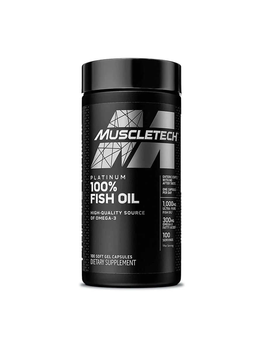 PLATINUM 100% FISH OIL(100 Soft-gels) BY MuscleTech