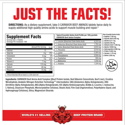 𝐂𝐚𝐫𝐧𝐢𝐯𝐨𝐫 𝐁𝐞𝐞𝐟 𝐀𝐦𝐢𝐧𝐨𝐬 𝐁𝐲 𝐌𝐮𝐬𝐜𝐥𝐞𝐌𝐞𝐝𝐬 — 𝐒𝐮𝐩𝐩𝐨𝐫𝐭𝐬 𝐌𝐮𝐬𝐜𝐥𝐞 𝐆𝐫𝐨𝐰𝐭𝐡 & 𝐑𝐞𝐩𝐚𝐢𝐫