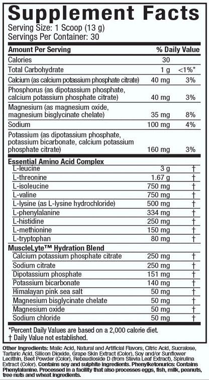 Platinum 100% EAA+ 30 Serving By MuscleTech