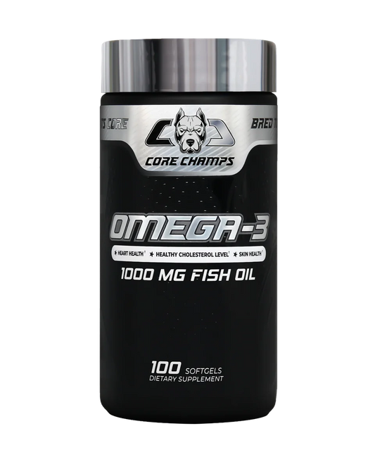 OMEGA-3 FISH OIL | 100 SoftGels | Core Champs