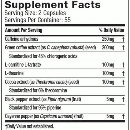 HYDROXYCUT Hardcore Elite | 110 capsules | MuscleTech